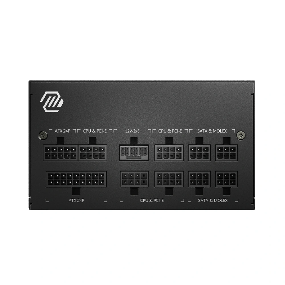 MSI MAG A750GL PCIE5 750w 80 Plus Gold Desktop Power Supply view 4